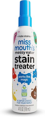 Miss Mouth's Messy Eater Stain Treater and Messy Steppers Shoe Cleaner Magic Duo - Stain Remover for Clothes, Carpet, Upholstery and Shoe Cleaner for Sneakers, Leather, Cloth, Mesh in Saudi Arabia