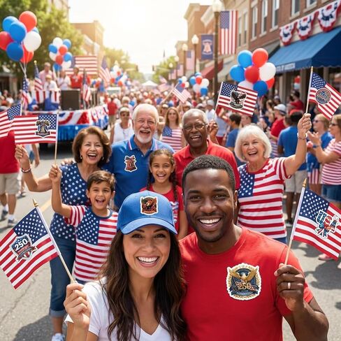 ملصقات الذكرى السنوية الـ 250 لأمريكا (24 قطعة)، ملصقات الذكرى السنوية الـ 250 للولايات المتحدة الأمريكية 1776-2026، شارات الفينيل الوطنية المقاومة للماء للهاتف المحمول وزجاجة المياه في السيارة، ديكورات الاستقلال 250 عامًا in Kuwait