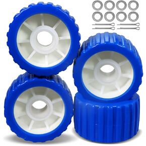 فتحة تثبيت أسطوانة مقطورة القارب 5 بوصة × 3 بوصة 9/8 بوصة توقف القوس لمقطورات القوارب بكرة القوس الزرقاء. in Kuwait