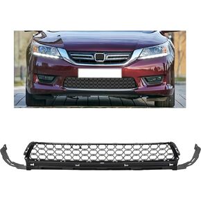 HECASA Front Bumper Lower Grille Compatible with 2013-2015 Honda Accord 71103T2AA00, HO1036114 Grill Plastic (PP) Black in Saudi Arabia