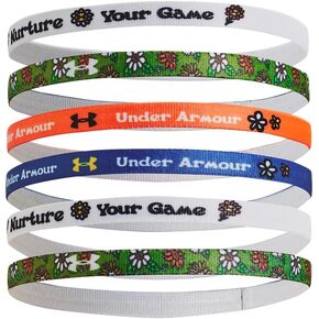 Under Armour Girls' Graphic Headbands 6-Pack, (686) Astro Pink/Pink/White, One Size Fits All in Kuwait