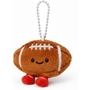 Football Keychain, Soft Sports Key Ring for Keys and Backpacks, Decorative Accessory for Football Fans, Ideal Party Favor Gift for Guys, Portable Collectible Keychain in Kuwait