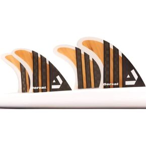 DORSAL Surfboard Fins Quad 4 Set FCS Compatible White Carbon Fiber with Honeycomb Hexcore in Saudi Arabia