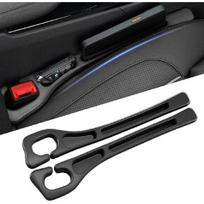 2pc Car Seat Gap Filler, Universal Car Seat Slot Organizer, Anti-Drop Car Interior Storage Strip, Fits Most Cars, Trucks & SUVs, Soft & Durable in Kuwait