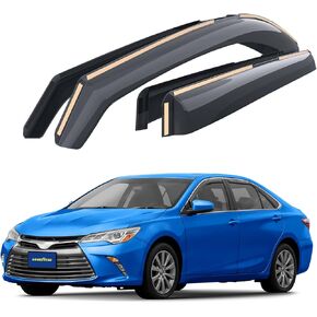 Goodyear Shatterproof in-Channel Window Deflectors for Toyota Camry 2018-2024, Rain Guards, Window Visors for Cars, Vent Deflector, Car Accessories, 4 pcs - GY003450LP in Kuwait
