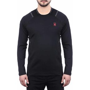 Spyder Active Men’s Long Sleeve T Shirt (Black, Medium) in Saudi Arabia