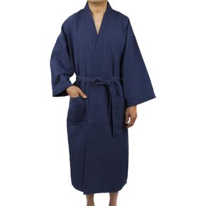 رداء حمام كيمونو منسوج بنسيج وافل للرجال من ليجرلاند، مقاس 48 بوصة in Kuwait