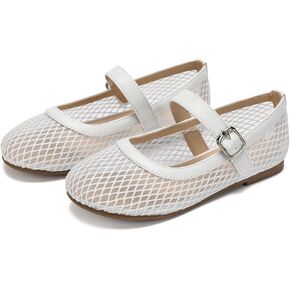 أحذية Koppu للفتيات الشبكية Mary Jane Ballet Flats المريحة والأحذية المدرسية للأطفال الصغار والأطفال الصغار in Kuwait