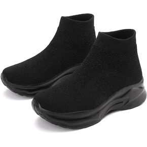 حذاء RUIDENG للنساء مريح | أحذية مشي نسائية للعمل اليومي | قاعدة هزازة مقاس 2 بوصة in Kuwait