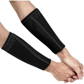 Kids Volleyball Arm Sleeves, Black Compression Sleeves for Outdoor Sports & Training (M) in Saudi Arabia