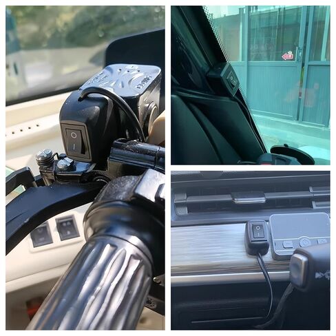 2 Pack Paste Type Switch with Prewired Car Rocker Switch ON/Off Surface Mount 12V SPST Push Button Switches Gytovvvz in Kuwait