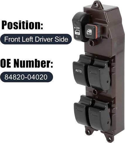 X AUTOHAUX Master Driver Side Power Window Switch 84820-04020 Replacement for Toyota Tacoma 2001-2004 in Saudi Arabia