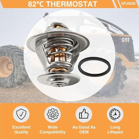 82 ℃ 126-5869 1087045 ترموستات لشركة كاتربيلر CAT 3116 3126 3114 3126B C7 C9 المحرك 525B 535B 910E 910F 918F 924F 928F 637D 613C 446B 446D IT12B IT14B IT14F IT18F in Saudi Arabia