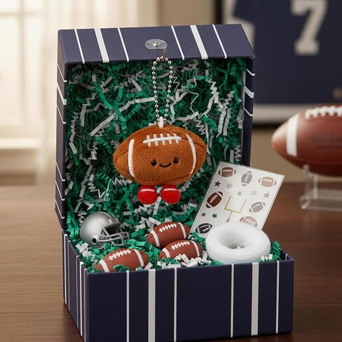 Football Keychain, Soft Sports Key Ring for Keys and Backpacks, Decorative Accessory for Football Fans, Ideal Party Favor Gift for Guys, Portable Collectible Keychain in Kuwait