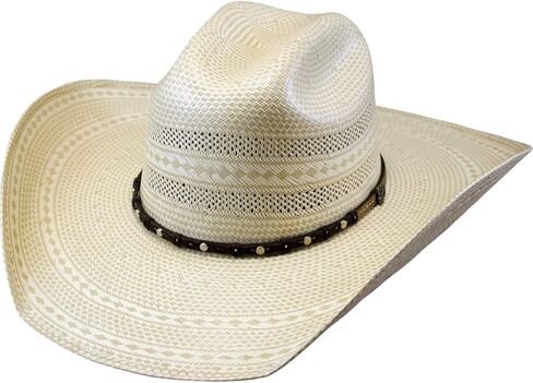 Justin Unisex Men's Hutson Bent Rail Straw Cowboy Hat - Js4830huts44it in Saudi Arabia