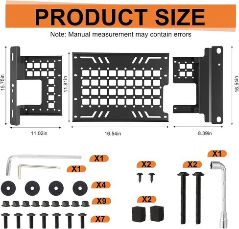 Roof Molle Panel, Compatible with 2007-2018 Jk (Hardtop Models Only), Roof Rack Storage, No Drilling Required in Saudi Arabia