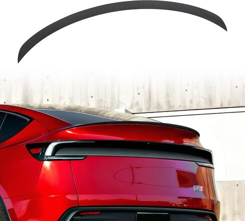 Powerty Rear Spoiler Wing for 2025 2026 Tesla Model Y Juniper,Rear Trunk Lip Wing Sporty Appearance for Model Y Juniper Accessories Carbon Fiber in Saudi Arabia