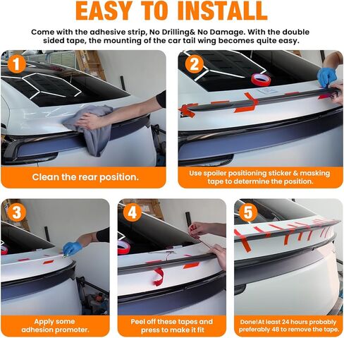 Powerty Rear Spoiler Wing for 2025 2026 Tesla Model Y Juniper,Rear Trunk Lip Wing Sporty Appearance for Model Y Juniper Accessories Carbon Fiber in Saudi Arabia