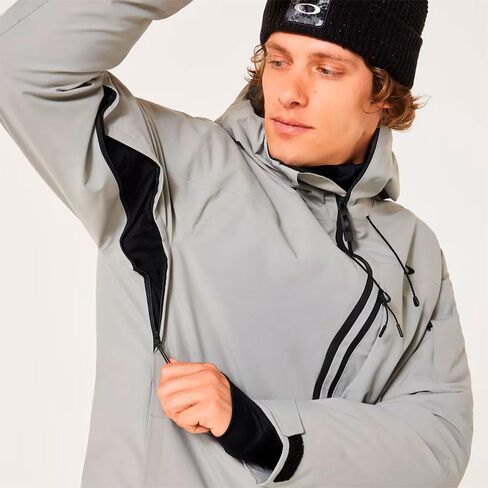 Oakley Mens Canopy Insulated Jacket, Cement, Medium in Saudi Arabia