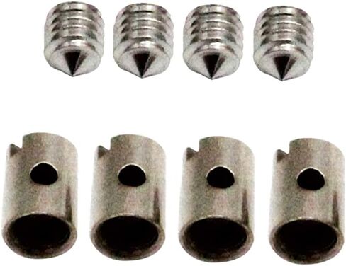 Throttle Cable Ends, Leepesx Throttle Cable Repair Kit,Universal Throttle Cable Kit,5mm Throttle Choke for Motorcycle Scooter Quad Mower (8pcs) in Saudi Arabia