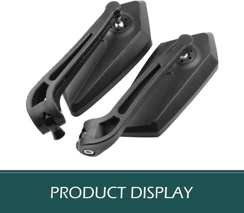 2 PCS Motorcycle Rear View Mirrors, Adjustable Convex Side Mirrors Modified Accessories, Wide Angle Rearview Mirror, Universal for Bike, Scooter, ATV, UTV, Dirt Bike and More (Black) in Saudi Arabia