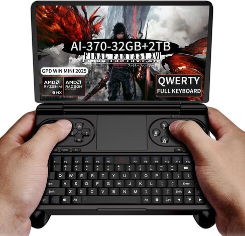 GPD Win Mini [AMD Ryzen 7 7840U] 7 Inches Mini Handheld Win 11 PC Game Console Gameplayer 1920X1080 Touchscreen Laptop Tablet PC (64GB+2TB) in Kuwait