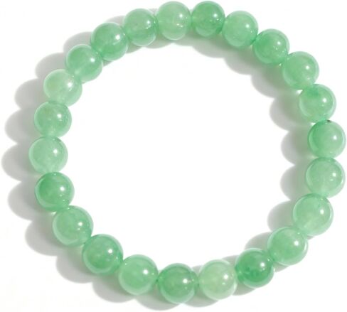 35.The Vida Handmade AAA+ Quality Crystal Stretch Elastic Bracelet - Nature Gemstone - Crystal of Botswana 8mm - Jewelry Gift - Holiday Gift - For Women & Men in Saudi Arabia
