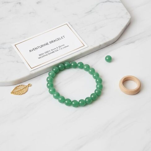 35.The Vida Handmade AAA+ Quality Crystal Stretch Elastic Bracelet - Nature Gemstone - Crystal of Botswana 8mm - Jewelry Gift - Holiday Gift - For Women & Men in Saudi Arabia
