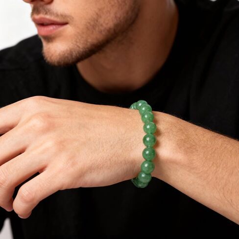 35.The Vida Handmade AAA+ Quality Crystal Stretch Elastic Bracelet - Nature Gemstone - Crystal of Botswana 8mm - Jewelry Gift - Holiday Gift - For Women & Men in Saudi Arabia