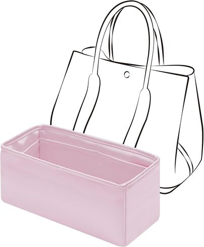 Silky Insert for Hermes Herbag Zip 31, Lightweight Purse Organizer Insert with Keychain Fit for Herbag 31(Rouge H) in Saudi Arabia