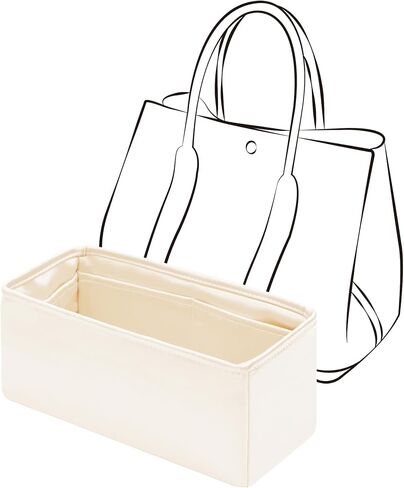 Silky Insert for Hermes Herbag Zip 31, Lightweight Purse Organizer Insert with Keychain Fit for Herbag 31(Rouge H) in Saudi Arabia