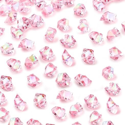 DomeStar 550PCS Black Vase Fillers, Acrylic Fake Crushed Ice Rocks Fish Tank Vase Centerpiece Party Table Scatter Props Display in Kuwait