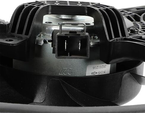 مجموعة مروحة التبريد متوافقة مع 2014-2021 لـ Ram for ProMaster 1500 3.6L 2014-2021 لـ Ram لـ ProMaster 2500 3.6L، مروحة مشعاع سوداء مناسبة مباشرة للاستبدال لمروحة تبريد المحرك in Saudi Arabia