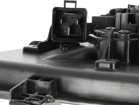 مجموعة مروحة التبريد متوافقة مع 2014-2021 لـ Ram for ProMaster 1500 3.6L 2014-2021 لـ Ram لـ ProMaster 2500 3.6L، مروحة مشعاع سوداء مناسبة مباشرة للاستبدال لمروحة تبريد المحرك in Saudi Arabia