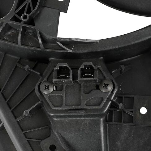 مجموعة مروحة التبريد متوافقة مع 2014-2021 لـ Ram for ProMaster 1500 3.6L 2014-2021 لـ Ram لـ ProMaster 2500 3.6L، مروحة مشعاع سوداء مناسبة مباشرة للاستبدال لمروحة تبريد المحرك in Saudi Arabia
