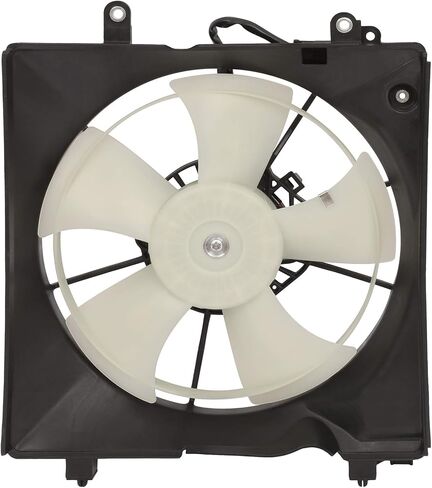 Cooling Fan Assembly Compatible with 2013-2015 for Acura for ILX 2.4L 2012-2015 for Honda for Civic 2.4L, Black&White Radiator Fan Direct Fit Replacement for Engine Cooling Fan in Saudi Arabia