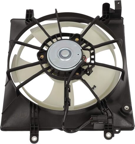 Cooling Fan Assembly Compatible with 2013-2015 for Acura for ILX 2.4L 2012-2015 for Honda for Civic 2.4L, Black&White Radiator Fan Direct Fit Replacement for Engine Cooling Fan in Saudi Arabia