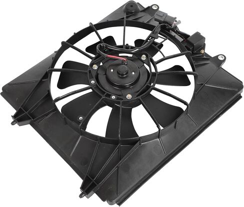 Radiator Cooling Fan Assembly Compatible with 2010-2014 for Honda for CR-V 2.4L, Black Radiator Fan Direct Fit Replacement for Engine Cooling Fan in Saudi Arabia