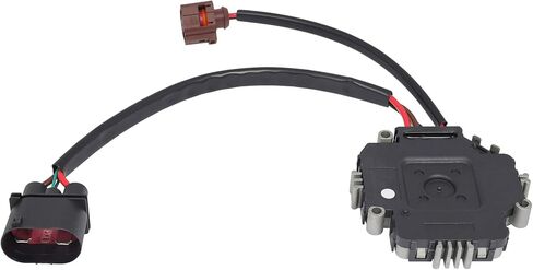 Cooling Fan Assembly Compatible with 2010-2014 for Volkswagen for Golf 2.0L 2010-2014 for Volkswagen for Golf 2.5L, Black Radiator Fan Direct Fit Replacement for Engine Cooling Fan Resistor in Saudi Arabia