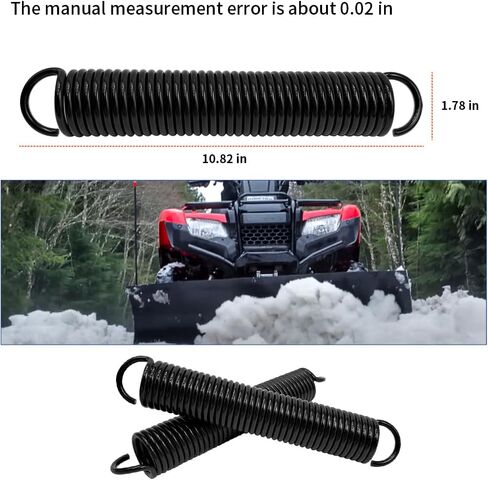 10.82" WARN 71494 Powersports ATV Heavy Duty Snow Plow Trip Spring, Black Compatible with WARN Plow Blades in Saudi Arabia
