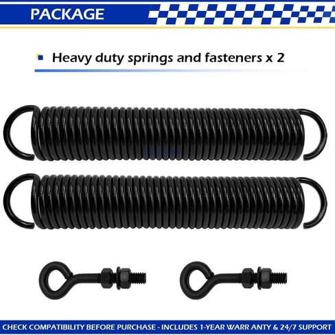10.82" WARN 71494 Powersports ATV Heavy Duty Snow Plow Trip Spring, Black Compatible with WARN Plow Blades in Saudi Arabia