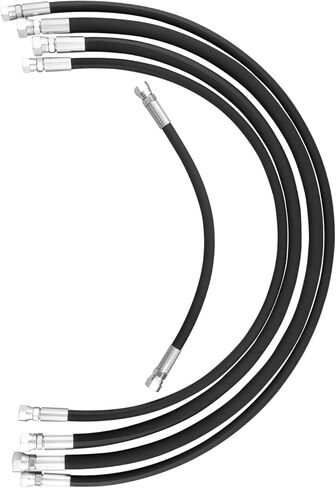 16" 36" 38" 42" 42" Hydraulic Hose Kit Fit for Fisher Xtreme V2 Snowplow, 1/4'' 3/8'' Receiver,Replacement JR16-04 JR16-06 in Saudi Arabia