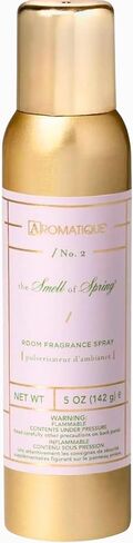 Aromatique The Smell of Spring Aerosol Room Spray 5oz - Home Fragrance, Long Lasting Room Air Freshener Home Spray Deodorizer Xmas Christmas Gifts Notes of Hyacinth, Jasmine, Rose, Vanilla in Kuwait