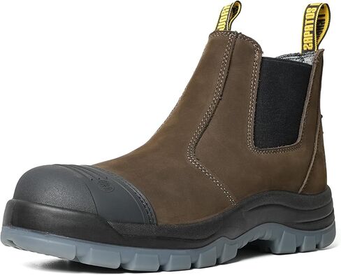 أحذية عمل رجالية سهلة الارتداء بمقدمة ناعمة/مركبة مقاومة للانزلاق ومقاومة للماء ومضادة للثقب in Kuwait