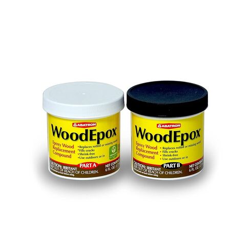 مجموعة Abatron WoodEpox - 2 باينت - حشو لاصق إيبوكسي هيكلي مكون من جزأين - معجون حشو الخشب in Saudi Arabia