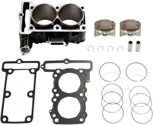 طقم إصلاح مكبس كتلة أسطوانة محرك الدراجة النارية 300 CC متوافق مع Z300 KLE 300CC ES 13 24 11005 0675 (تجويف كبير 67 مم 346CC) in Saudi Arabia