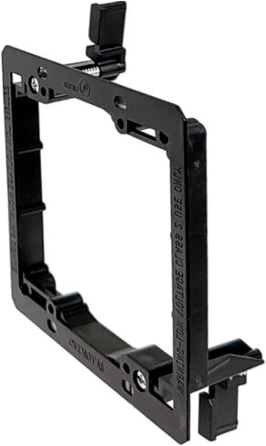 iMBAPrice Single Gang (1-Gang) Low Voltage Wallplate Mounting Bracket - Black in Kuwait