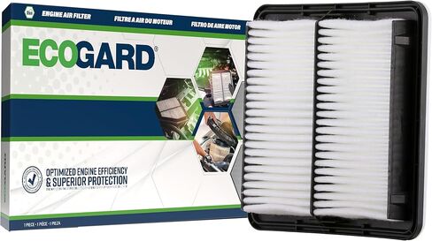 فلتر هواء المحرك الفاخر XA5592 من ECOGARD يناسب Subaru Outback 2.5L 2005-2019، Forester 2.5L 2009-2018، Legacy 2.5L 2005-2019، Impreza 2.0L 2012-2016، Outback 3.6L 2010-2019 in Kuwait