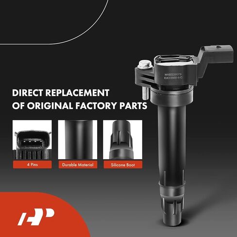 A-Premium Ignition Coils and Spark Plugs Kits Compatible with Chevrolet Spark 2013 2014 2015 L4 1.2L in Saudi Arabia