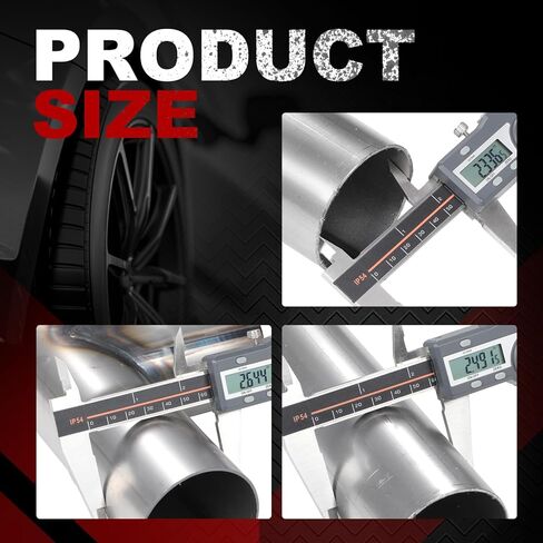 2.5 "OD الفولاذ الطري 24" طول الأنابيب المستقيمة والأنابيب V-Bend لـ 2.5 أنبوب العادم H العالمي أنبوب التوازن المناسب لتقوم بها بنفسك مجموعات مخصصة in Kuwait